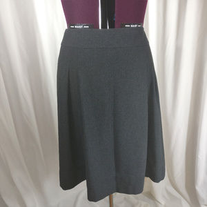 Eloquii charcoal gray flared dress skirt, size 22